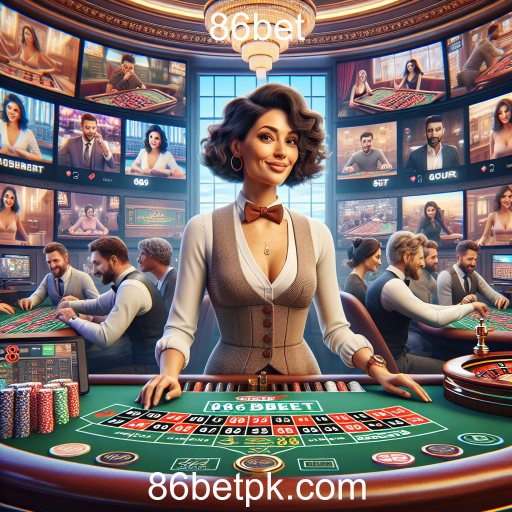 A Emoção do Cassino Ao Vivo no 86bet